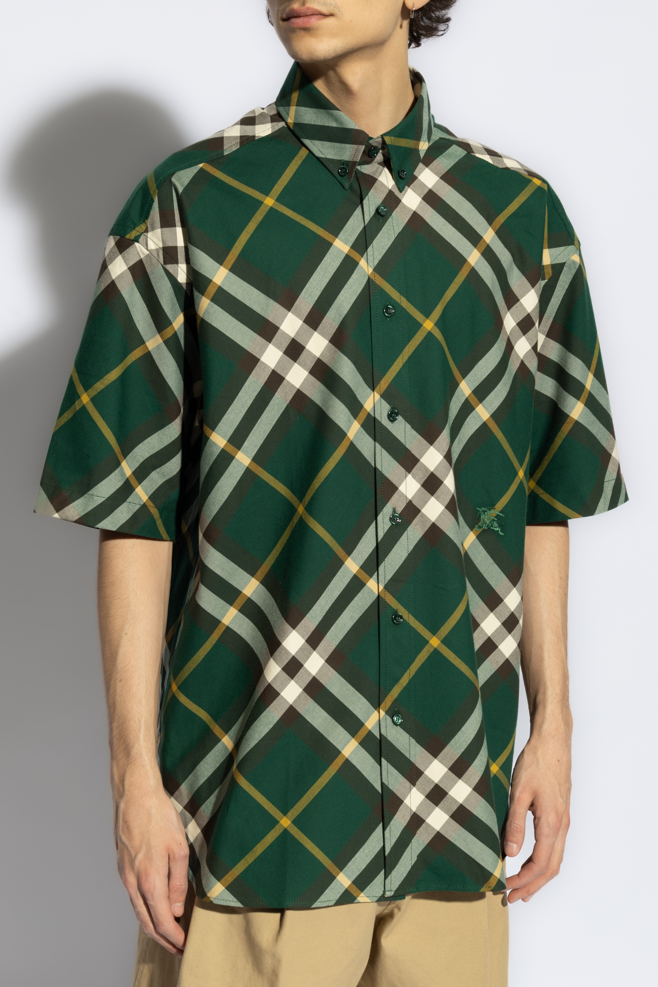 Multicolour Checked shirt Burberry - BURBERRY DOUBLE-BREASTED